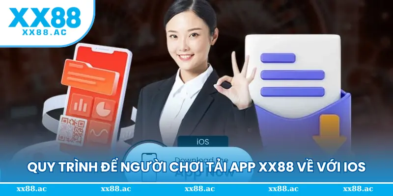 Quy trình để người chơi tải XX88 về với IOS