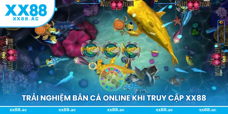 Quy trình trải nghiệm bắn cá khi truy cập XX88